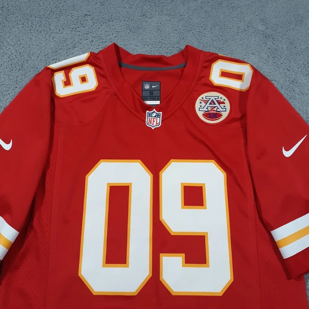 Nike Kansas City Chiefs Football Jersey NFL JJ #09 Mens Small On Field